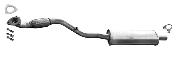 Vorschalldämpfer für OPEL COMBO 1.6 CNG 2005-2011 Auspuff Mitteltopf