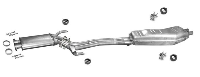 Auspuff BMW 5 (E34) 525 525iX 24V 530 535 Stufenheck Touring Auspuffanlage