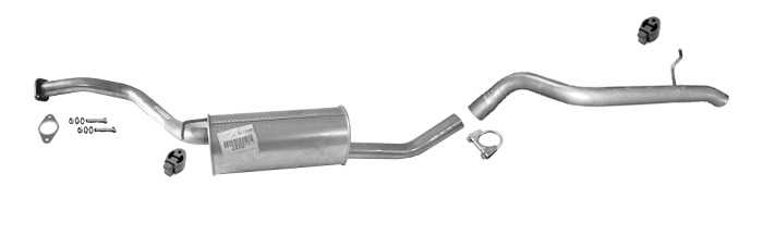 Auspuff für FORD TRANSIT & TOURNEO CONNECT 1.8 TDCI DI LWB ab 2006 mit DPF/FAP