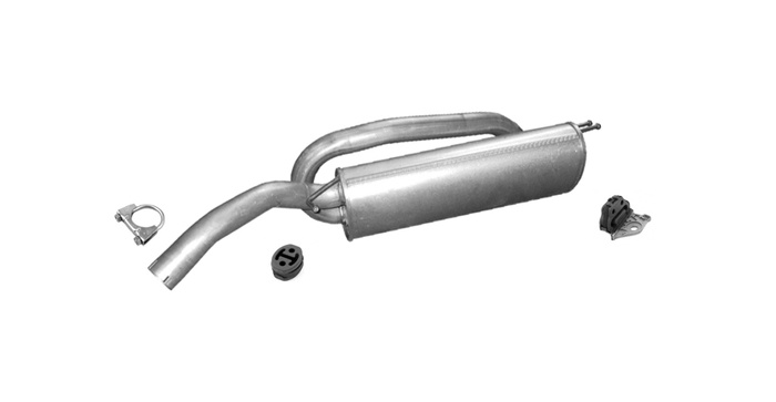 Endschalldämpfer für FIAT BRAVO II / LANCIA DELTA III 1.4 Schrägheck Auspuff