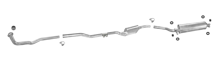 Auspuff für MERCEDES (W123)  300D + Rohr Vorne Auspuffanlage