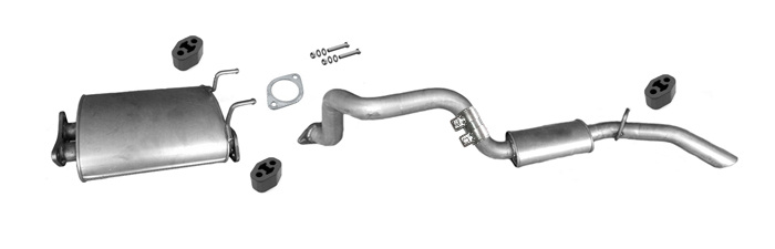 Auspuff für SSANGYONG MUSSO (FJ) 2.3 2.9 TD 3.2 Auspuffanlage