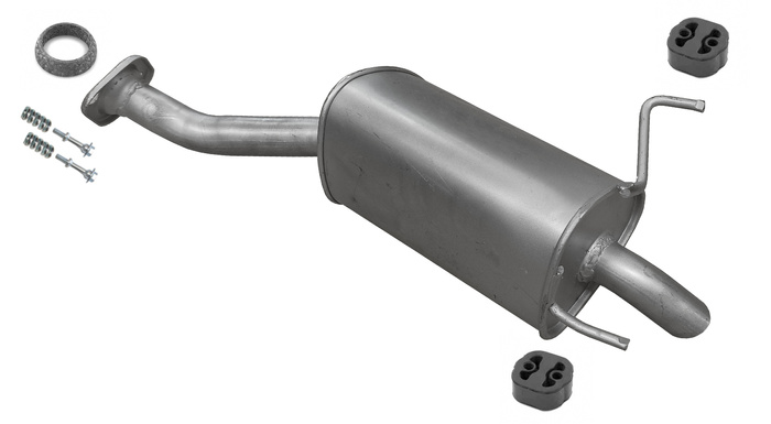 Endschalldämpfer für HONDA CR-Z (ZF) 1.5 Hybrid Auspuff Endtopf