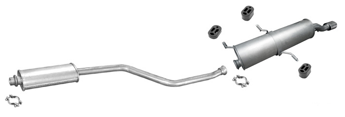 Auspuff PEUGEOT 306 1.6 Cabrio Automatikgetriebe ab 1997 Auspuffanlage