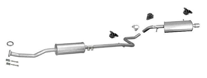 Auspuff für CITROEN C2 1.6 Auspuffanlage