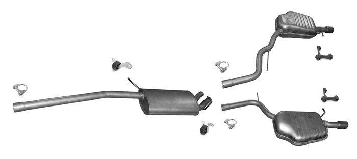 Auspuff für AUDI A4 B6 2.5 TDI  Auspuffanlage