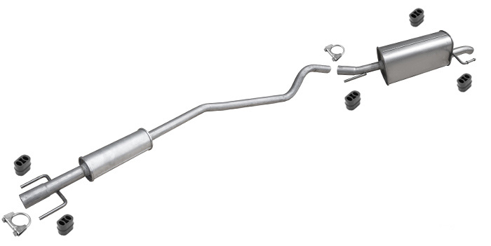 Auspuff OPEL ASTRA G 1.7 CDTI CC Schrägheck 2003-2004 mit MSD Auspuffanlage