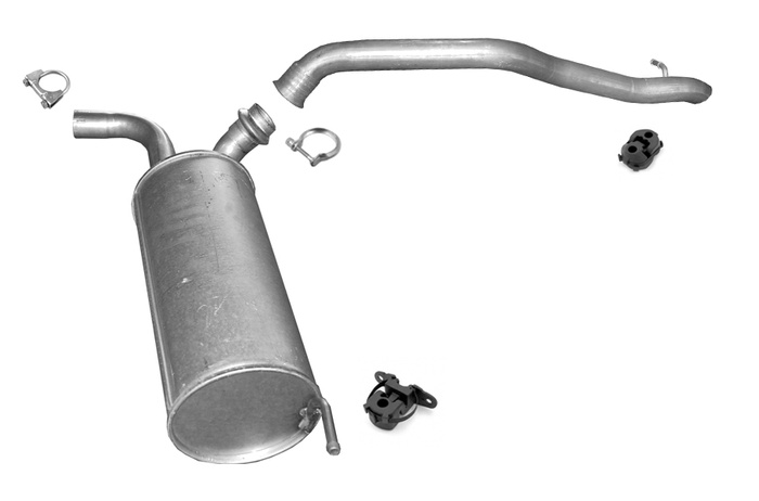 Auspuff für PEUGEOT EXPERT II 2.0 HDI 120 140 SWB mit DPF Auspuffanlage