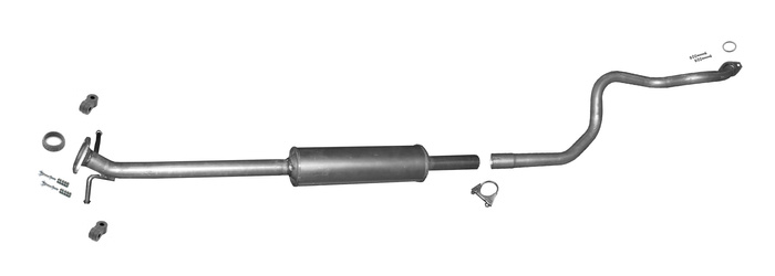 Mittelschalldämpfer für SUZUKI SWIFT IV 1.2 16V 10.2010-12.2016 Mitteltopf