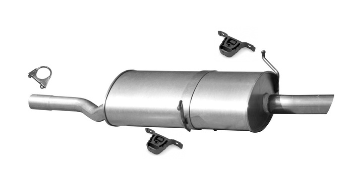 Endschalldämpfer für BMW 3 (E46) 316 318 Stufenheck Coupe Cabrio Kombi