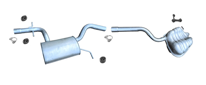 Auspuff für VW GOLF 5 & JETTA 3 1.4 TSi 2.0 FSi Kombi Stufenheck Auspuffanlage