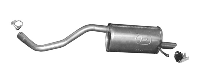 Endschalldämpfer für RENAULT CLIO IV 1.5 dCi 75PS Ab 2012 Auspuff