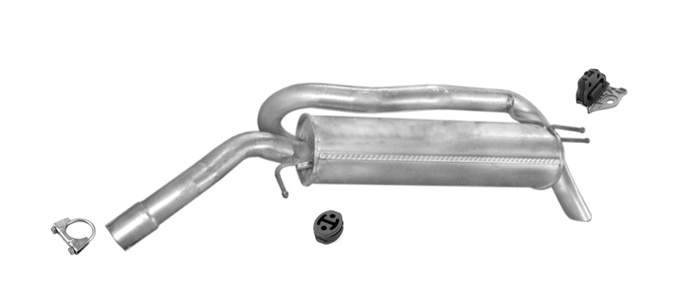 Endschalldämpfer für FIAT STILO 1.8 16V 133PS 2001-11.2006 Auspuff