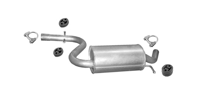 Mittelschalldämpfer für AUDI A3 VW GOLF V VI PLUS SKODA YETI 1.4 TSi Auspuff