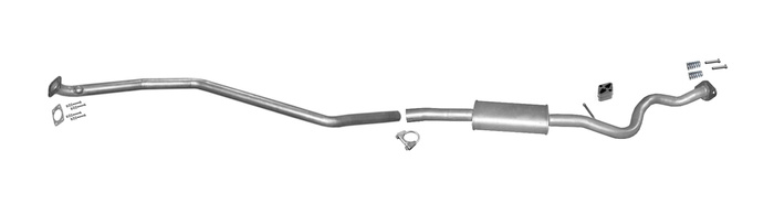 Mittelschalldämpfer für BMW 3 E90 E91 1.6 2.0 316i 318i Auspuff