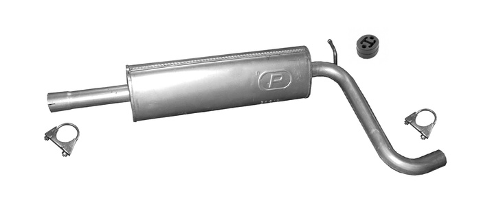 Mittelschalldämpfer für SKODA OCTAVIA III 1.4 TSi Auspuff