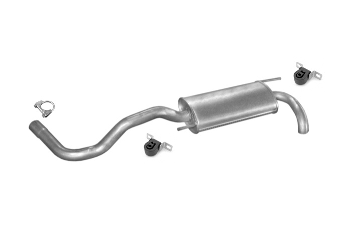 Endschalldämpfer für VW POLO 1.9 D 64PS 1994-12.1999 Auspuff