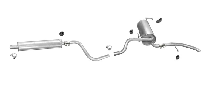 Auspuff FIAT SIENA 1.6 16V 78kW 1998-2004 Auspuffanlage