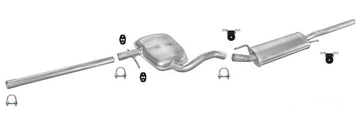 Auspuff VW VENTO 1.6 100PS 1.9 D 65PS Auspuffanlage