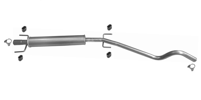 Mittelschalldämpfer für OPEL ASTRA H 1.6 1.8 TwinTop 116 140 PS Auspuff