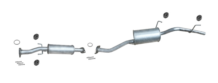 Auspuff für HONDA LOGO 1.3 Auspuffanlage