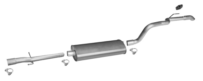 Auspuff für JEEP GRAND CHEROKEE II 2.7 CRD 163PS 4x4 +Rohr Auspuffanlage