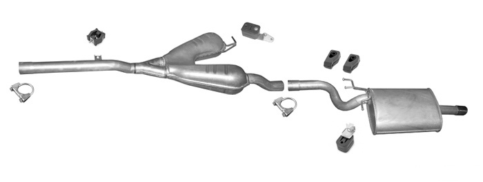 Auspuff BMW 5 (E39) 520 523 Touring Kombi 1996-1998 Auspuffanlage