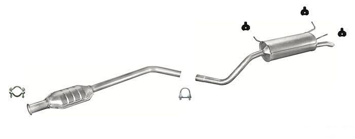 Auspuff RENAULT MEGANE I & SCENIC 1.4 95PS Auspuffanlage