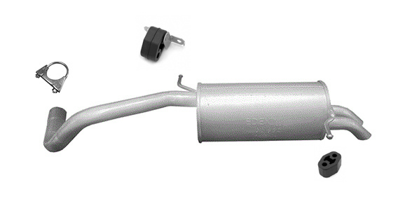 Endschalldämpfer für VW FOX 1.4 TD 70 PS Auspuff Endtopf