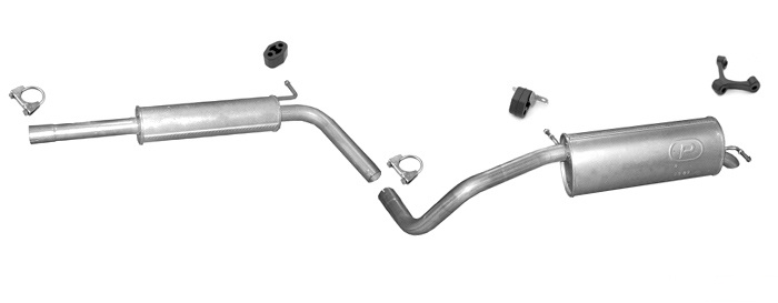 Auspuff VW POLO (9N) 1.6 Auspuffanlage