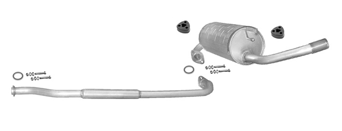 Auspuff TOYOTA RAV 4 I 2.0 3-Türen 1994-09.1997 auch Cabrio Auspuffanlage