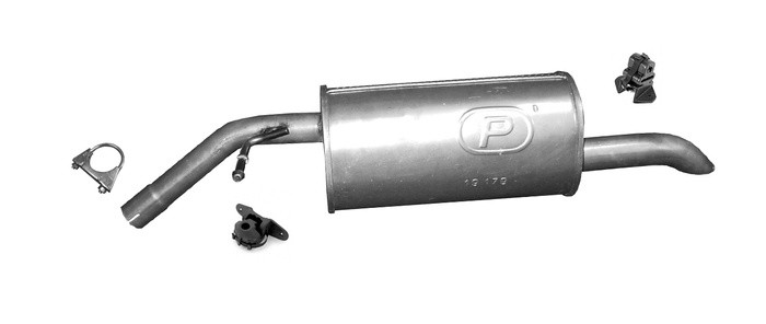 Endschalldämpfer für CITROEN C3 PICASSO C4 CACTUS 1.6 HDi 2009-2015 Auspuff