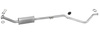 Mittelschalldämpfer für CITROËN C4 I 1.6 16V PEUGEOT 307 1.6 16V Auspuff