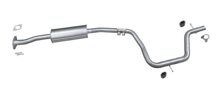 Mittelschalldämpfer für FORD MONDEO IV GALAXY II S-MAX 1.6 EcoBoost 2010-2015