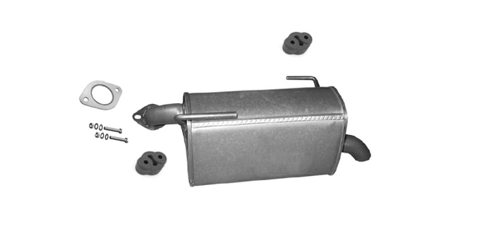 Endschalldämpfer SUBARU OUTBACK IV (BR) 2.5 167PS 2009-2015 Auspuff Endtopf