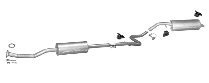 Auspuff PEUGEOT 1007 1.6 Auspuffanlage