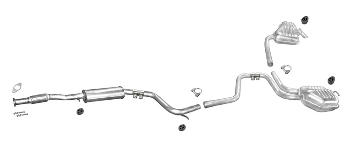 Auspuff FORD MONDEO MK1 MK2 2.0 Schrägheck Stufenheck Autom. Auspuffanlage