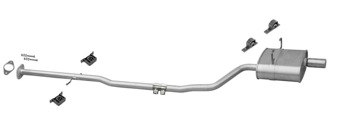 Auspuff für MINI ONE (R50 R52 R53) 1.4 75PS 1.6 90PS Schrägheck / Cabrio