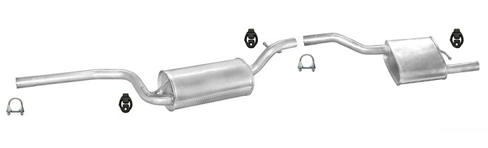 Auspuff FORD FOCUS MK1 1.6 16V Stufenheck Auspuffanlage