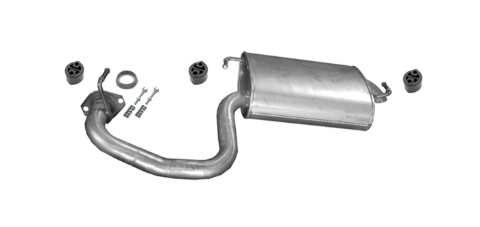 Endschalldämpfer für TOYOTA AVENSIS 2.0 Stufenheck Kombi Liftback 2003-2008
