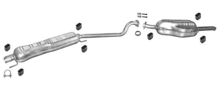 Auspuff OPEL ASTRA G 2.0 Di DTi Stufenheck 1998-2004 Auspuffanlage
