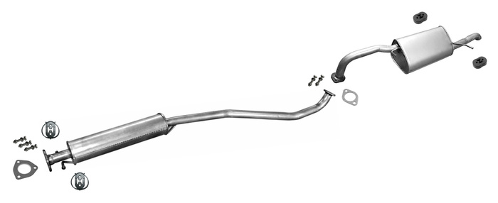 Auspuff für CHEVROLET / DAEWOO NUBIRA LACETTI 1.4 1.6 1.8 Kombi Auspuffanlage