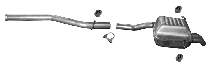 Auspuff für Mercedes KLASA C Sportcoupe CL203 220 CDI Auspuffanlage