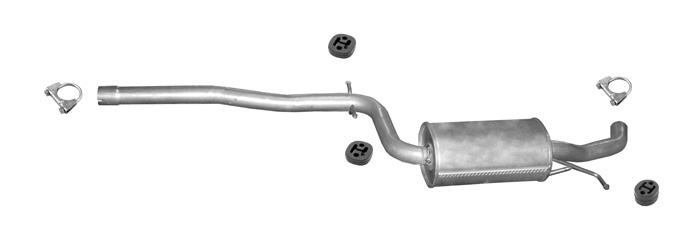 Mittelschalldämpfer VW TOURAN 2.0 TDI 136/140 PS 02.2003-11.2004 Auspuff