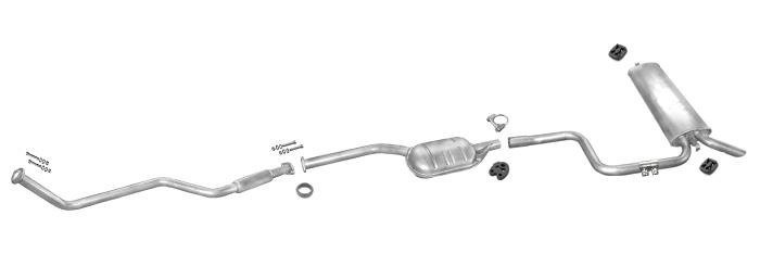 Auspuff MERCEDES (S124) 250TD Kombi 90/94PS 1985-1990 Auspuffanlage