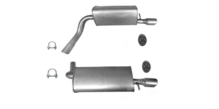 Endschalldämpfer für JAGUAR S-TYPE 3.0 4.0 LINKS + RECHTS Auspuff Endtopf