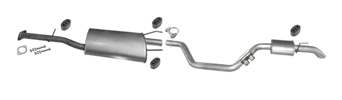 Auspuff für SSANGYONG RODIUS 2.7 Xdi Auspuffanlage