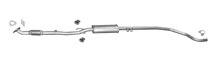 Mittelschalldämpfer für OPEL CORSA D 1.0 12V ab 2006 Auspuff