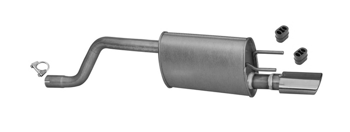 Endschalldämpfer für OPEL MERIVA B 1.3 CDTi Ab 06.2010 75, 95PS +Chrom Auspuff