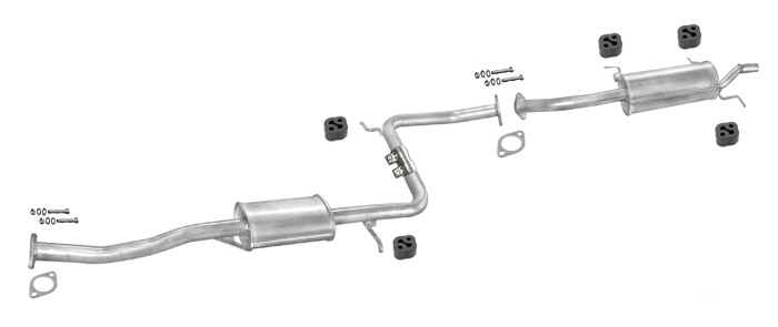 Auspuff MAZDA 323 S IV 1.3 1.6 1.8 Auspuffanlage